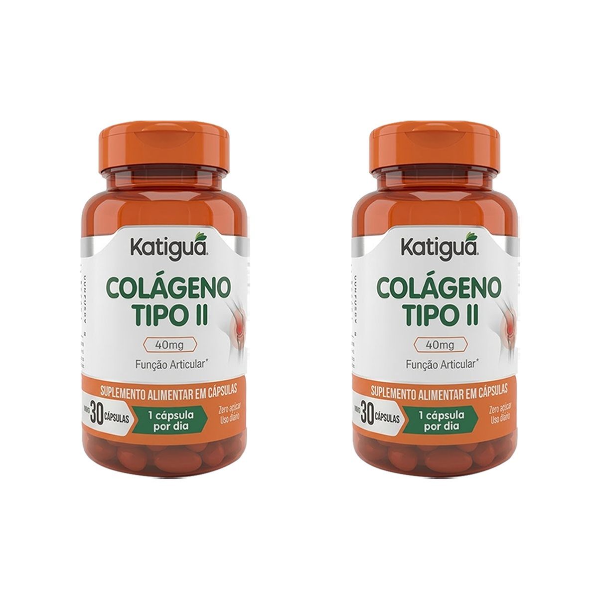 Kit 2X Col�geno Tipo II 40mg - 30 C�psulas - Katigu�