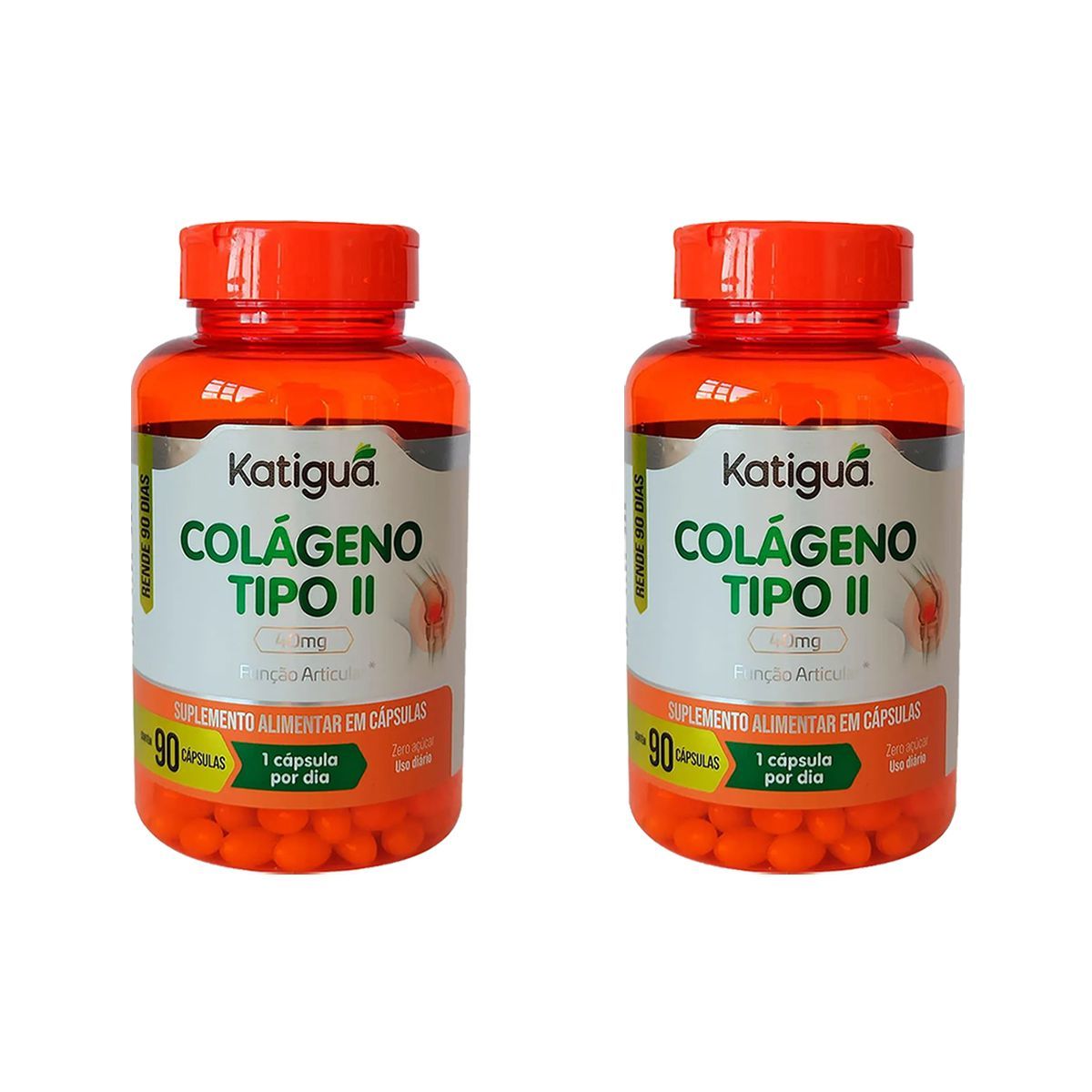 Kit 2X Col�geno Tipo II 40mg - 90 C�psulas - Katigu�