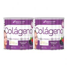Kit 2X Col�geno Verisol Com Hialur�nico - 200g Frutas Vermelhas - BodyAction
