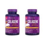 Kit 2X Col�geno Verisol Mastig�vel - 45 Pastilhas Morango - Sanavita