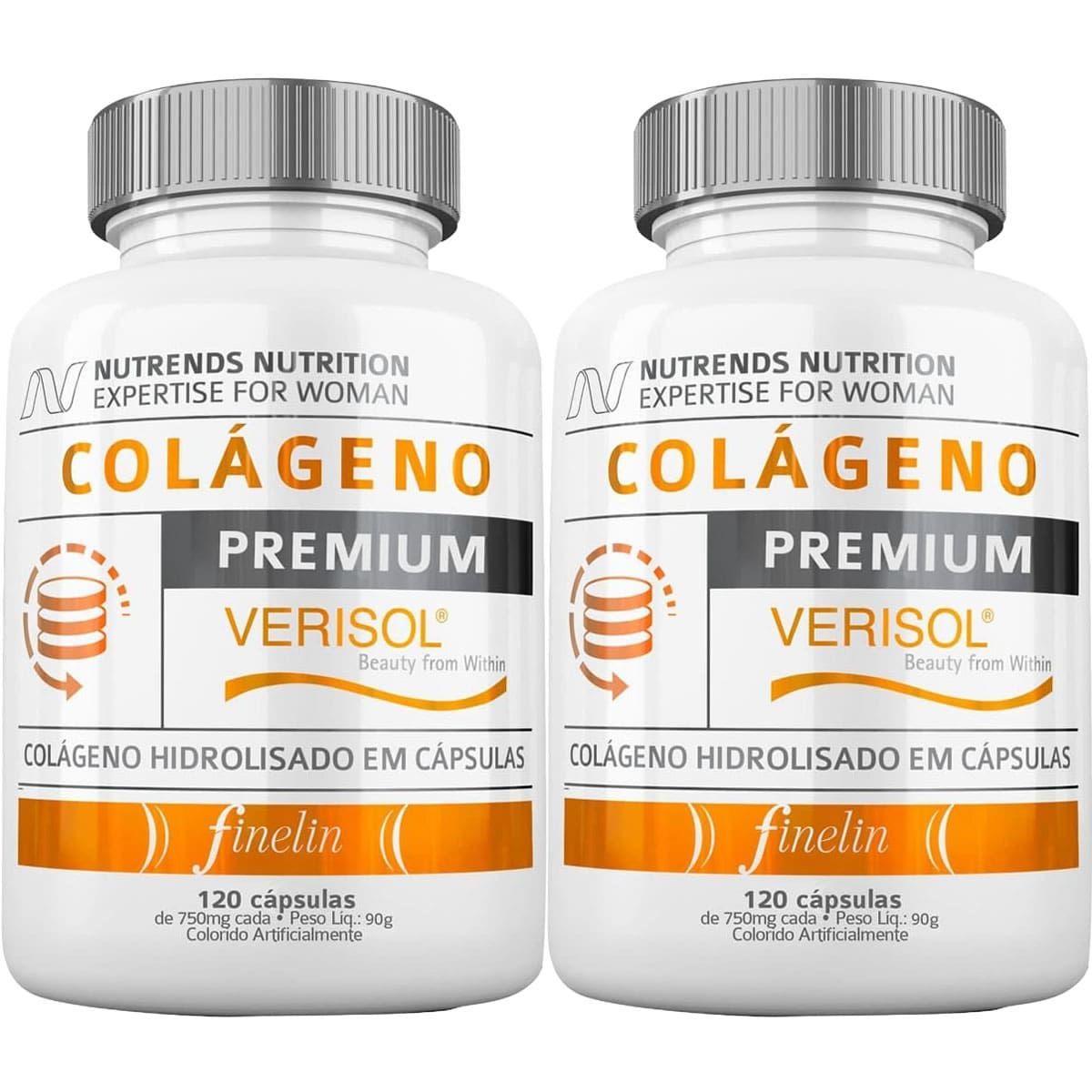 Kit 2X Col�geno Verisol Premium - 120 C�psulas - Nutrends