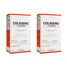 Kit 2X Col�geno Verisol + Vitaminas - 60 C�psulas - Katigu�