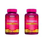 Kit 2X Col�geno Verisol + Vitaminas e Minerais - 120 C�psulas - Herbamed