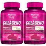 Kit 2X Col�geno Verisol + Vitaminas e Minerais - 60 C�psulas - Herbamed
