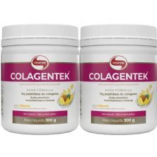 Kit 2X Colagentek - 300g Abacaxi - Vitafor