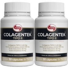 Kit 2X Colagentek Tipo II - 30 C�psulas - Vitafor