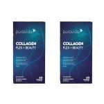 Kit 2X Collagen Flex + Beauty - 60 C�psulas Softgel - Puravida