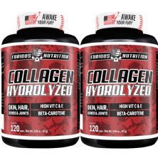 Kit 2X Collagen Hydrolyzed - 120 C�psulas - Furious Nutrition