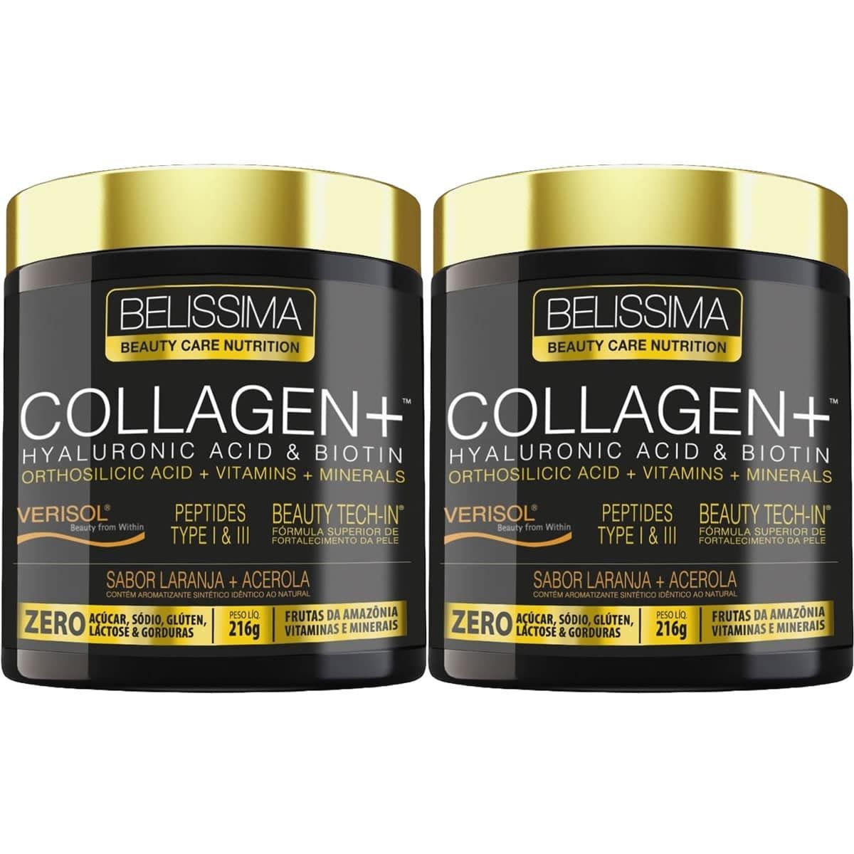 Kit 2X Collagen Plus - 216g Laranja e Acerola - Bel�ssima