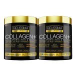 Kit 2X Collagen Plus Belissima - 264g Laranja Com Acerola - Black Skull