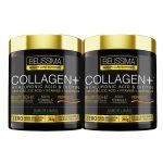 Kit 2X Collagen Plus Belissima - 264g Lim�o- Black Skull