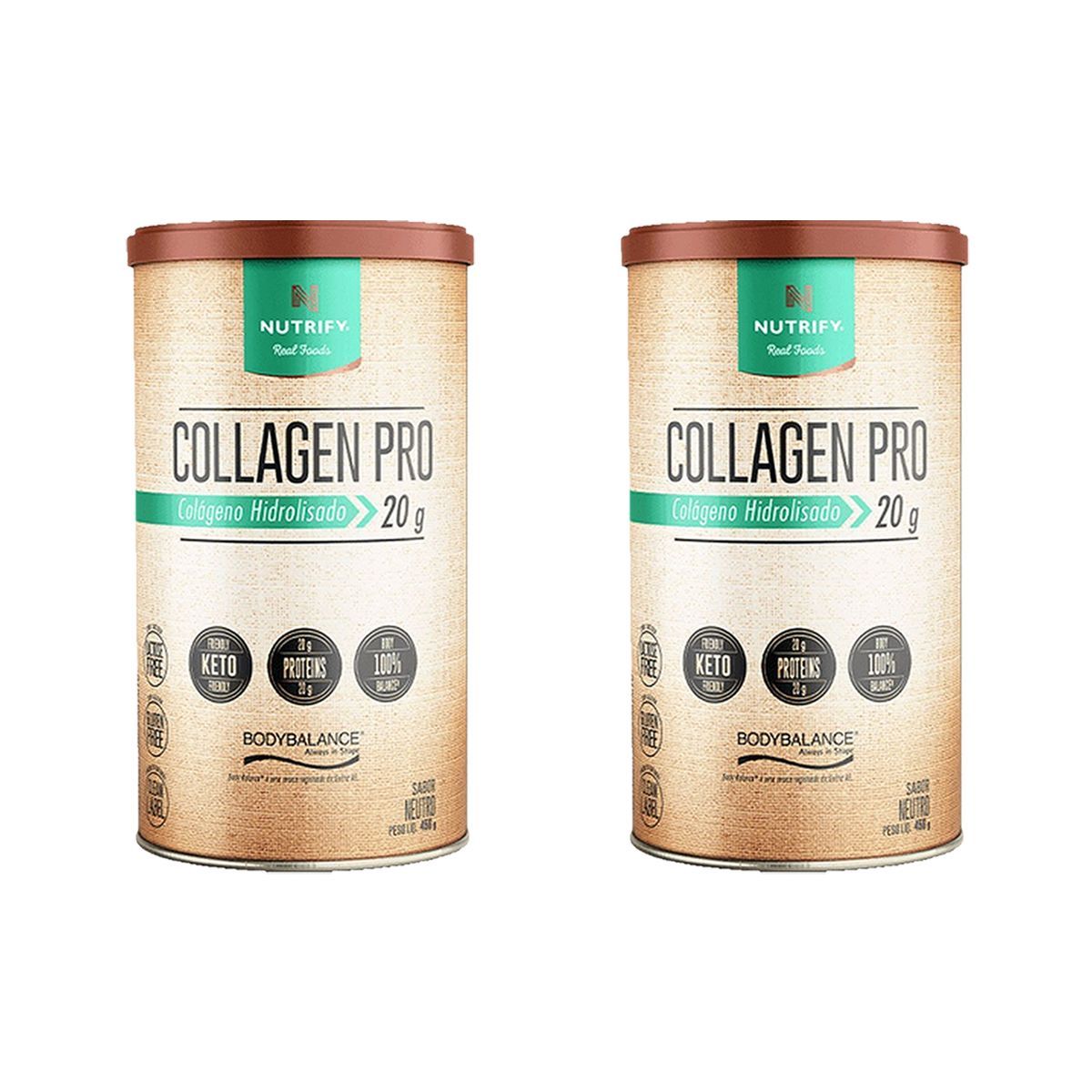 Kit 2X Collagen Pro - 450g Neutro - Nutrify