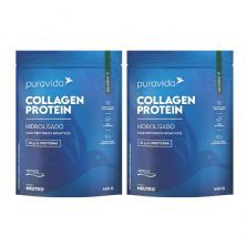 Kit 2X Collagen Protein - 450g Neutro - Puravida