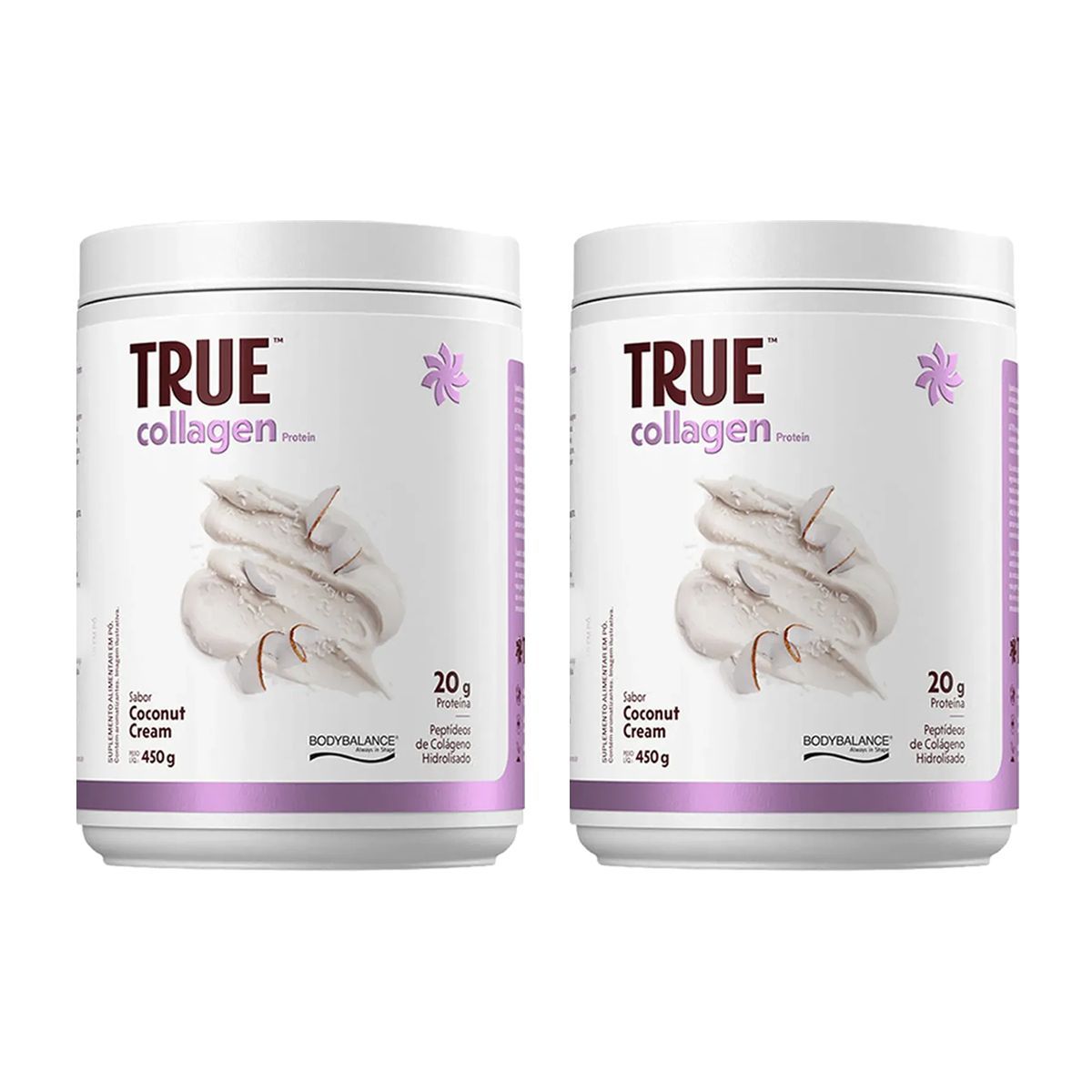 Kit 2X Collagen Protein Bodybalance - 450g Coconut Cream  - True Source