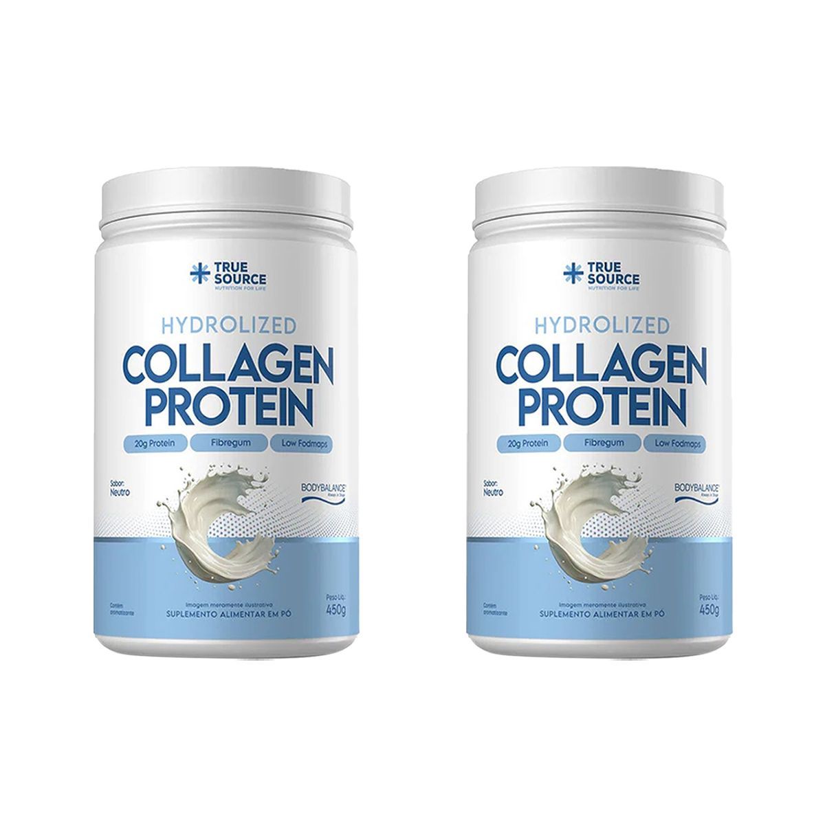 Kit 2X Collagen Protein Bodybalance - 450g Neutro - True Source