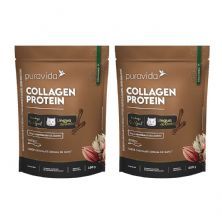 Kit 2X Collagen Protein - Refil 450g Lingua de Gato - Puravida