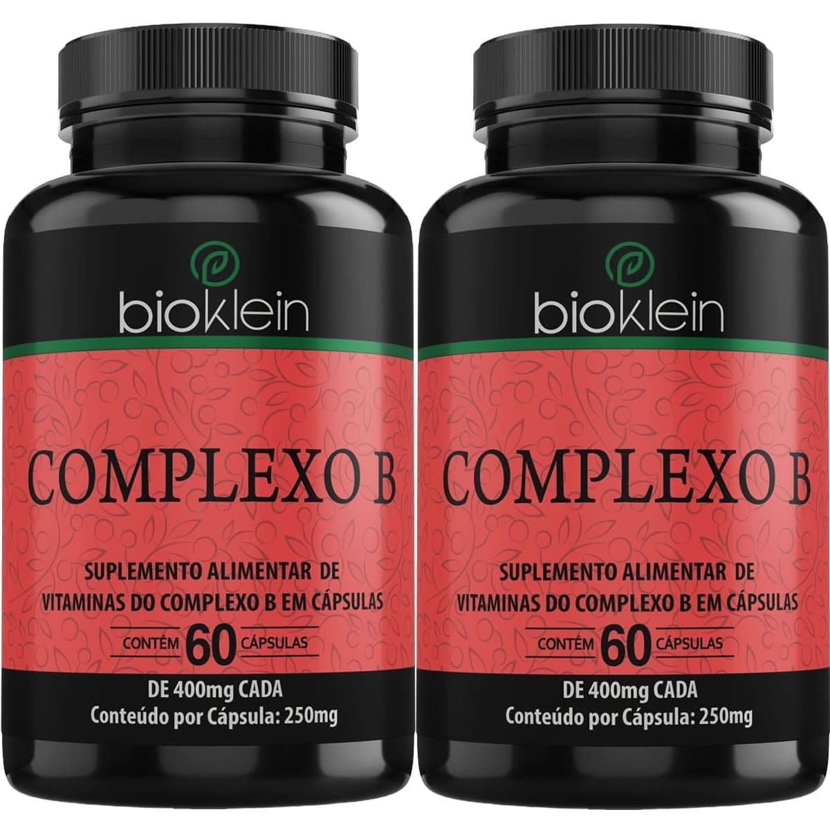 Kit 2X Complexo B - 60 C�psulas - Bioklein