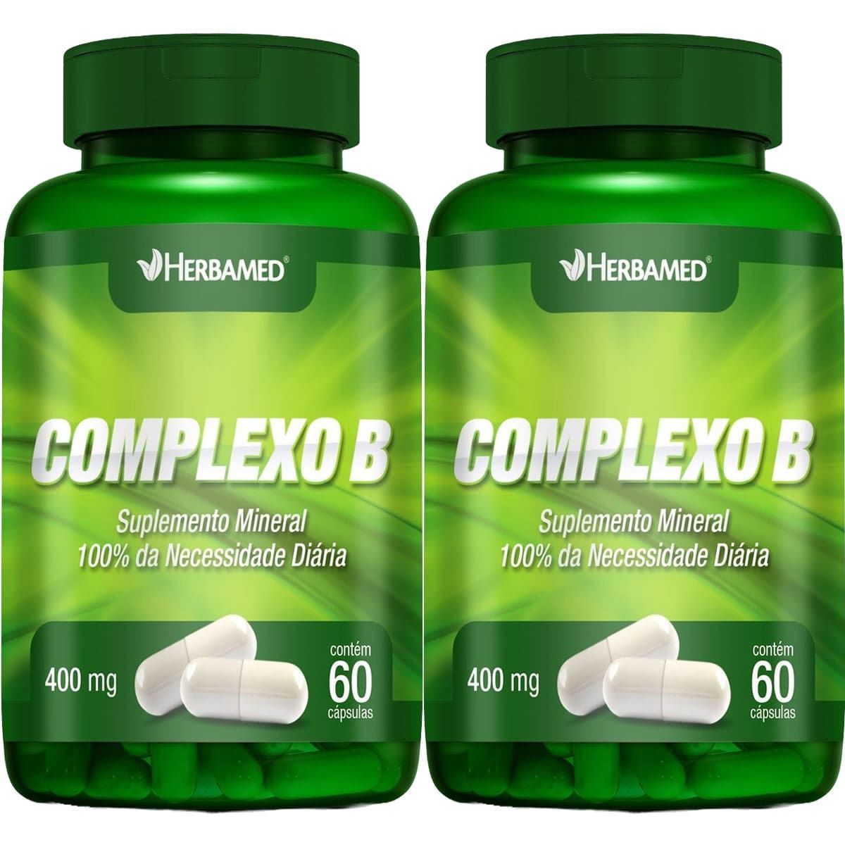 Kit 2X Complexo B. 60 C�psulas - Herbamed