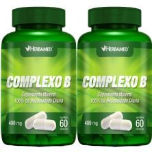Kit 2X Complexo B. 60 C�psulas - Herbamed