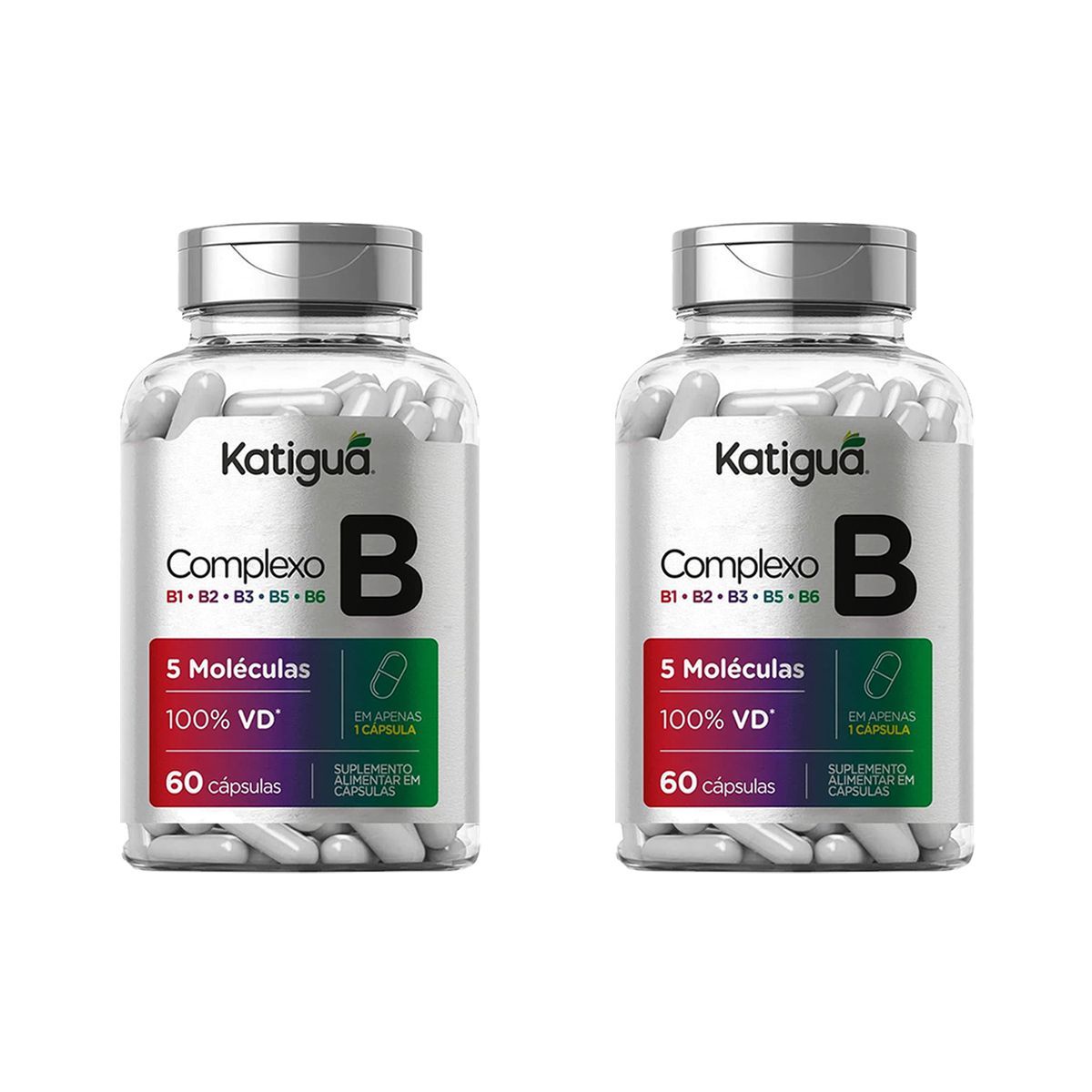 Kit 2X Complexo B - 60 C�psulas - Katigu�