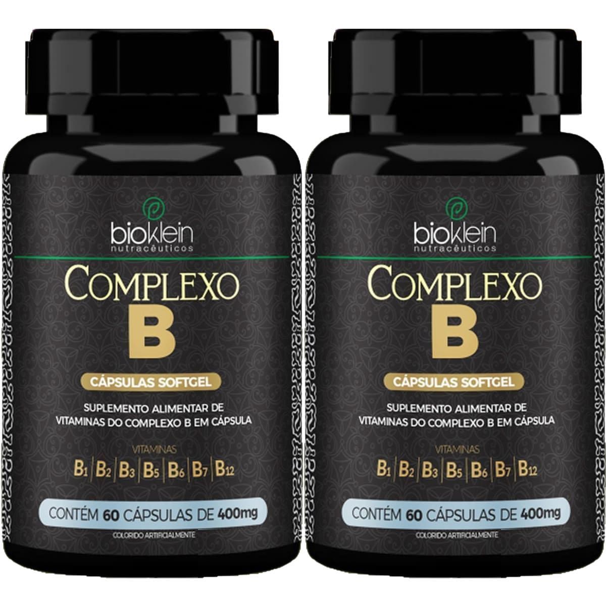 Kit 2X Complexo B - 60 C�psulas Softgel  - Bioklein