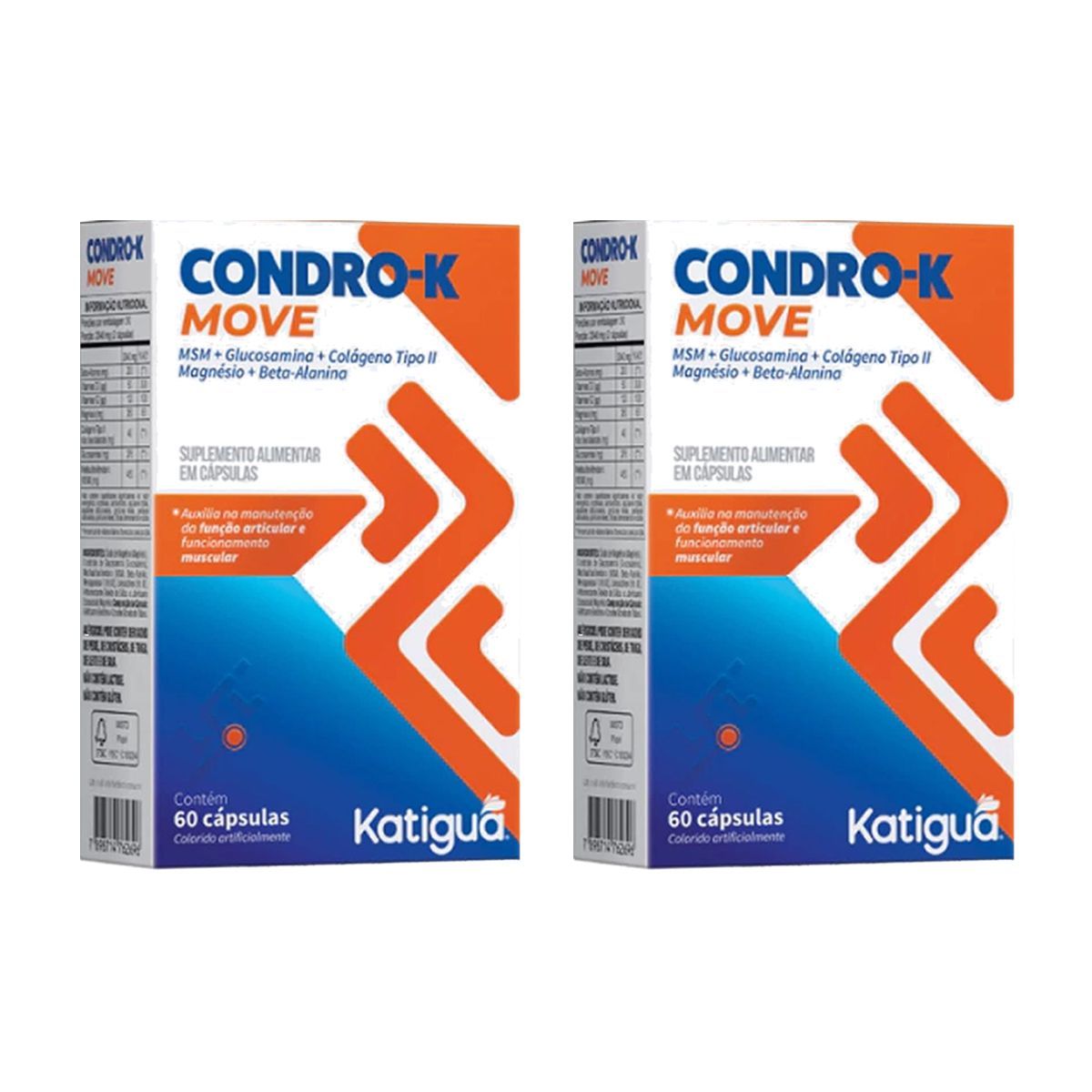 Kit 2X Condro-K Move - 60 C�psulas - Katigu�