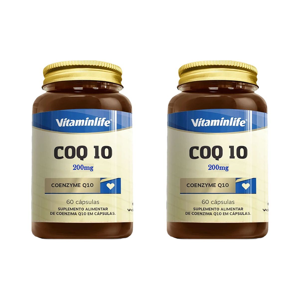 Kit 2X COQ 10 200mg - 60 C�psulas - VitaminLife