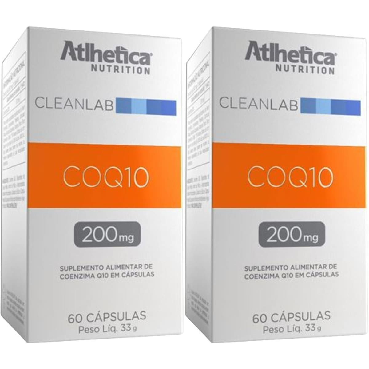 Kit 2X COQ10 200mg - 60 C�psulas - Atlhetica Nutrition