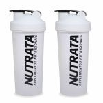Kit 2X Coqueteleira - 600ml Branca - Nutrata
