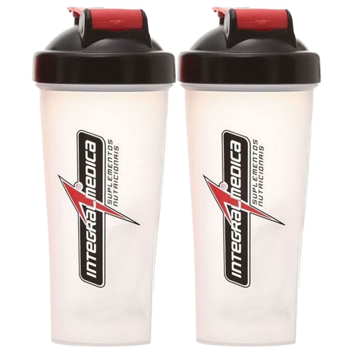 Kit 2X Coqueteleira - 600ml - Integralm�dica