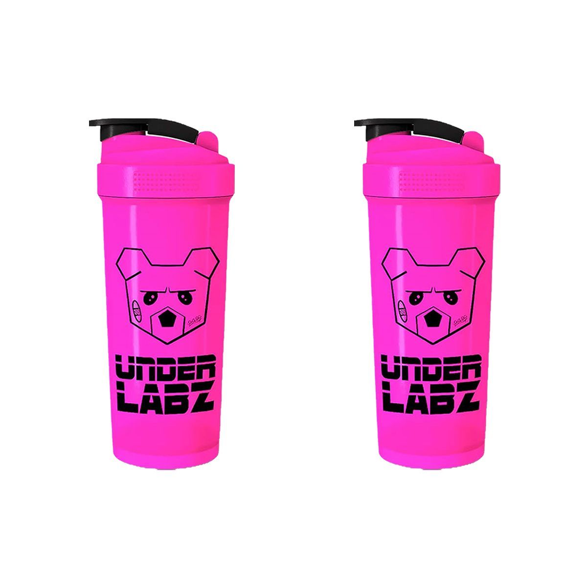 Kit 2X Coqueteleira - 600ml Pink - Under Labz