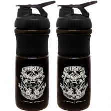 Kit 2X Coqueteleira Built 2 Last - 760ml Preto - BodyAction