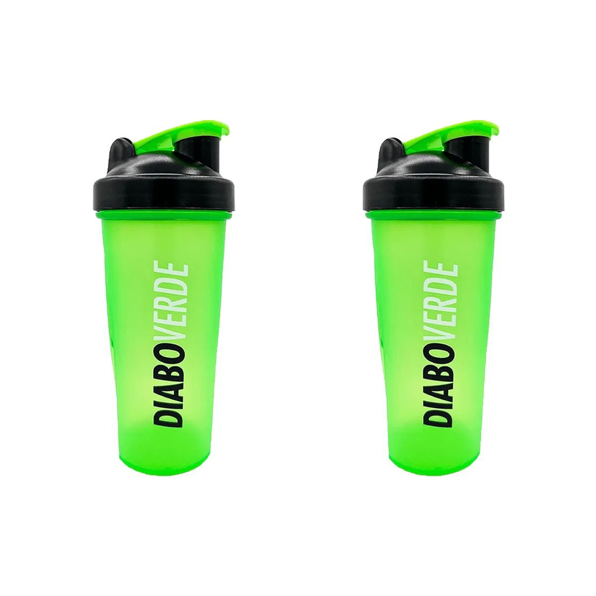 Kit 2X Coqueteleira com Blender Diabo Verde - 600ml Verde - FTW