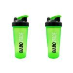 Kit 2X Coqueteleira com Blender Diabo Verde - 600ml Verde - FTW