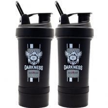 Kit 2X Coqueteleira Darkness - 450ml 3 Doses - IntegralMedica