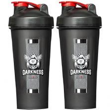 Kit 2X Coqueteleira Darkness - 600ml - Integralm�dica