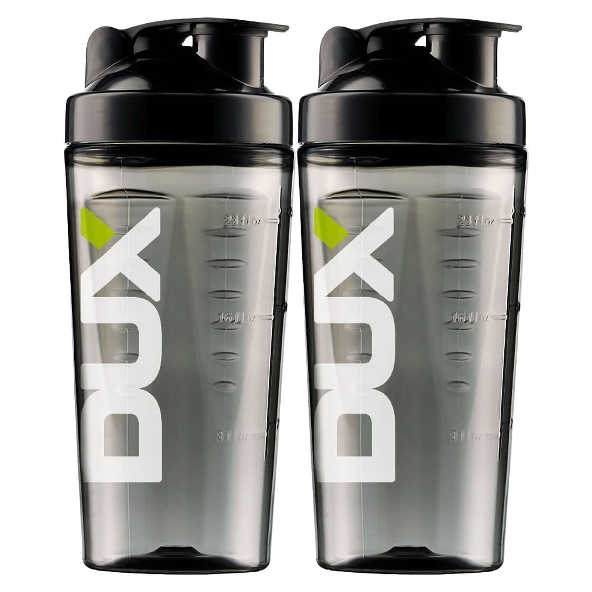 Kit 2X Coqueteleira Dux - 800ml Fum� - Dux Nutrition
