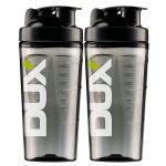 Kit 2X Coqueteleira Dux - 800ml Fum� - Dux Nutrition