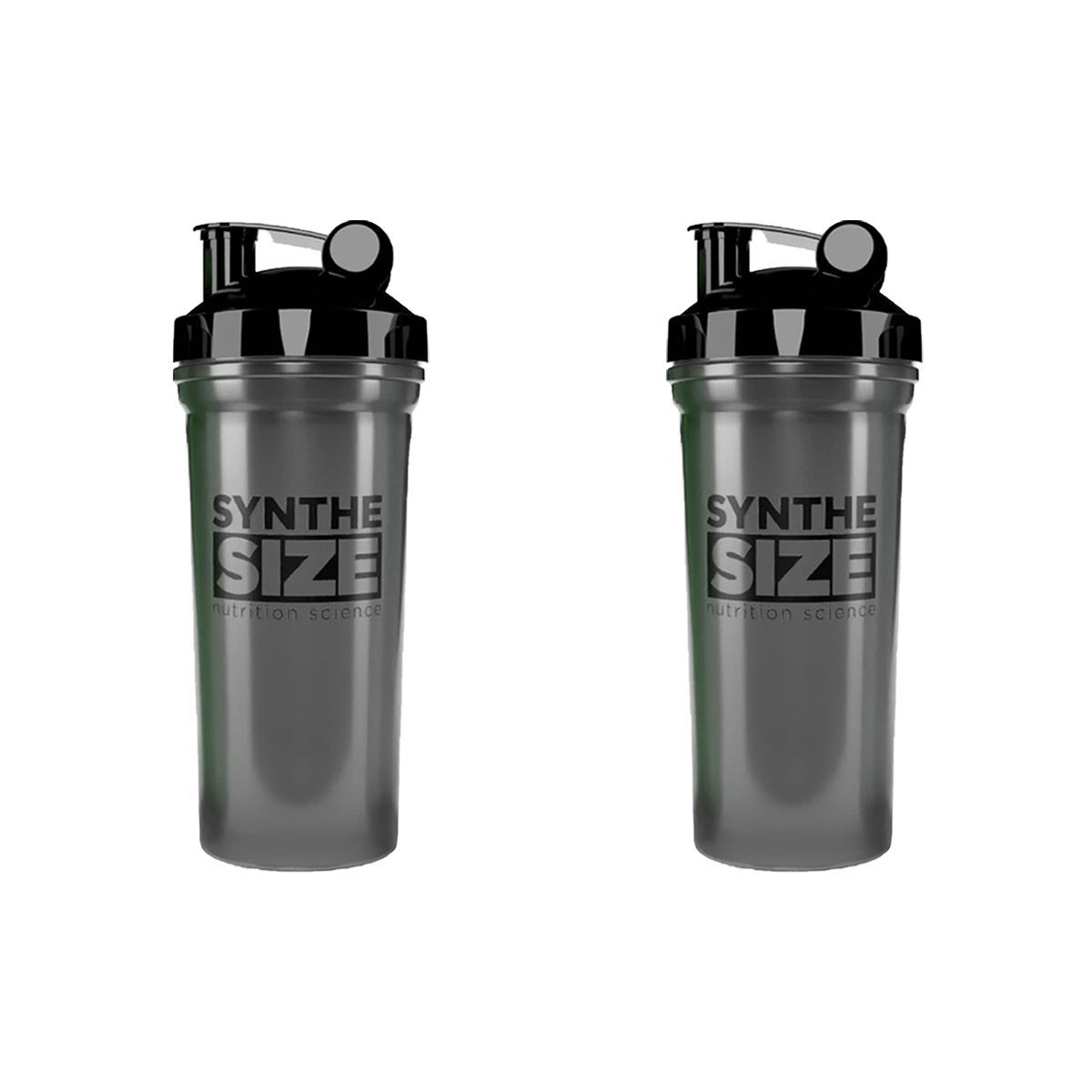 Kit 2X Coqueteleira Preta - 700ml - Synthesize