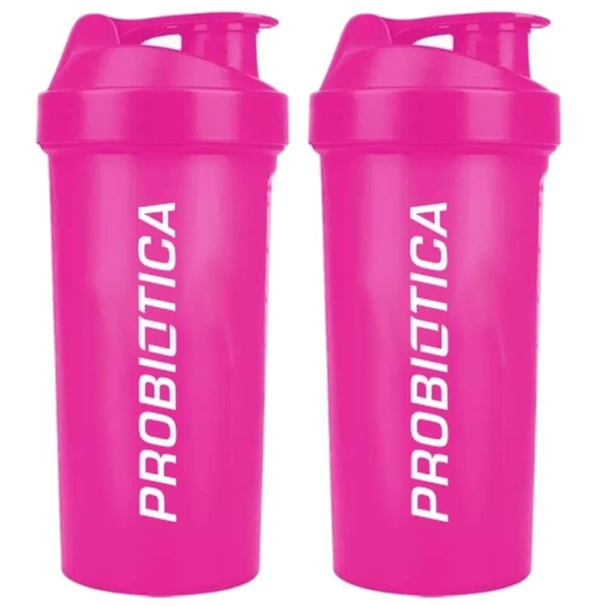 Kit 2X Coqueteleira Rosa -700 ml - Probi�tica