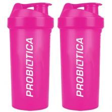Kit 2X Coqueteleira Rosa -700 ml - Probi�tica
