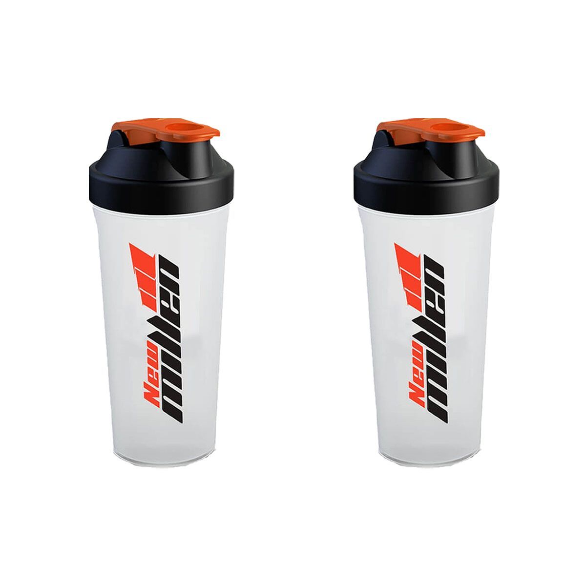 Kit 2X Coqueteleira Simples - 600ml Transparente - New Millen