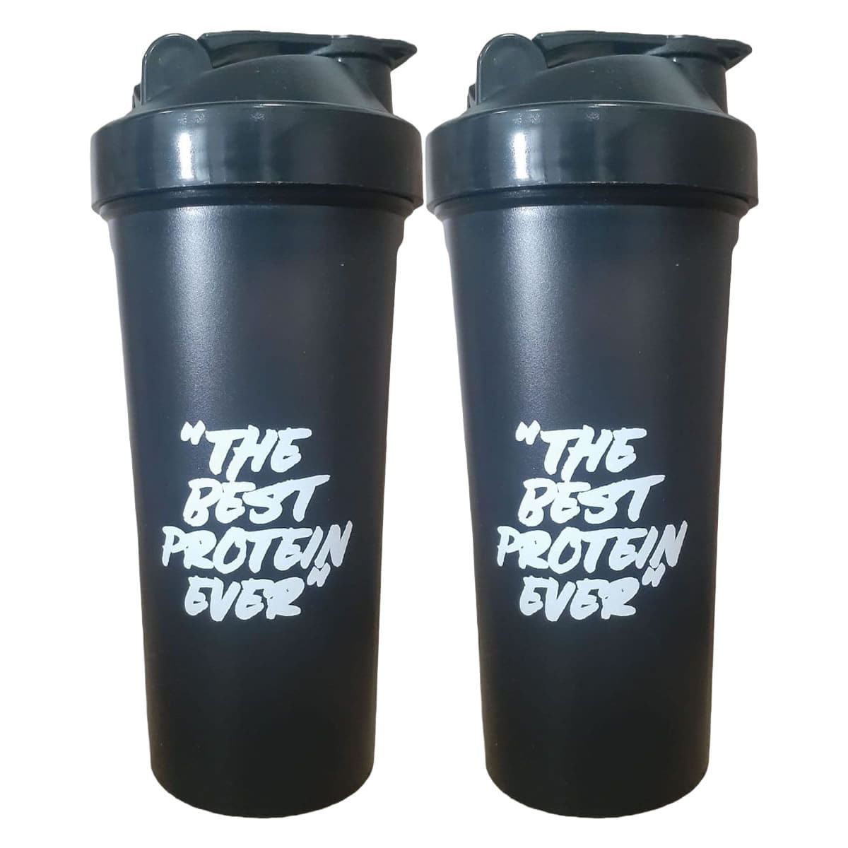 Kit 2X Coqueteleira The Best Protein Ever -  600ml Fum� - Optimum Nutrition