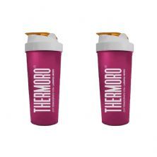 Kit 2X Coqueteleira Thermoro - 600ml Vermelho Vinho - Body Action