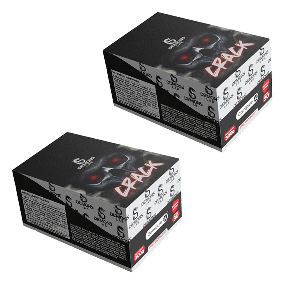 Kit 2X Crack Rumble - 30 Sach�s 10g Popping Candy - Demons Lab