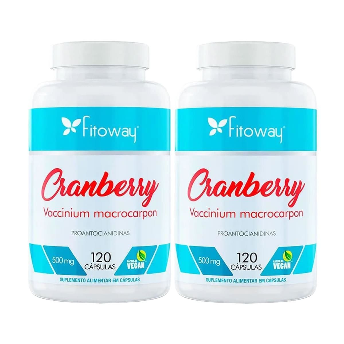 Kit 2X Cranberry - 120 C�psulas - Fitoway