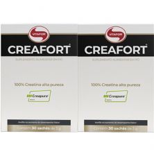 Kit 2X Creafort Creapure Creatina - 30 Sach�s 3g - Vitafor