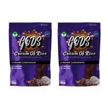 Kit 2X Cream of Rice - 1000g Refil Chocolate com Coco - Canibal	