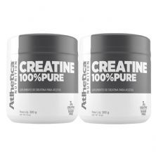 Kit 2X Creatina 100% Pure Pro Series - 300g Natural - Atlhetica Nutrition