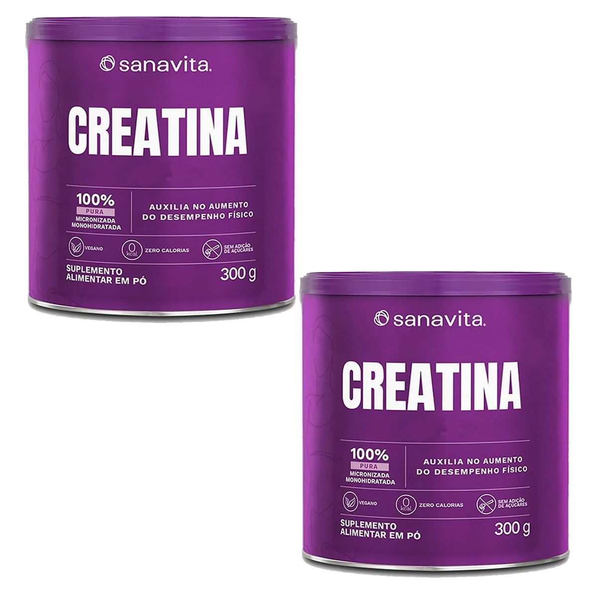 Kit 2X Creatina - 300g - Sanavita
